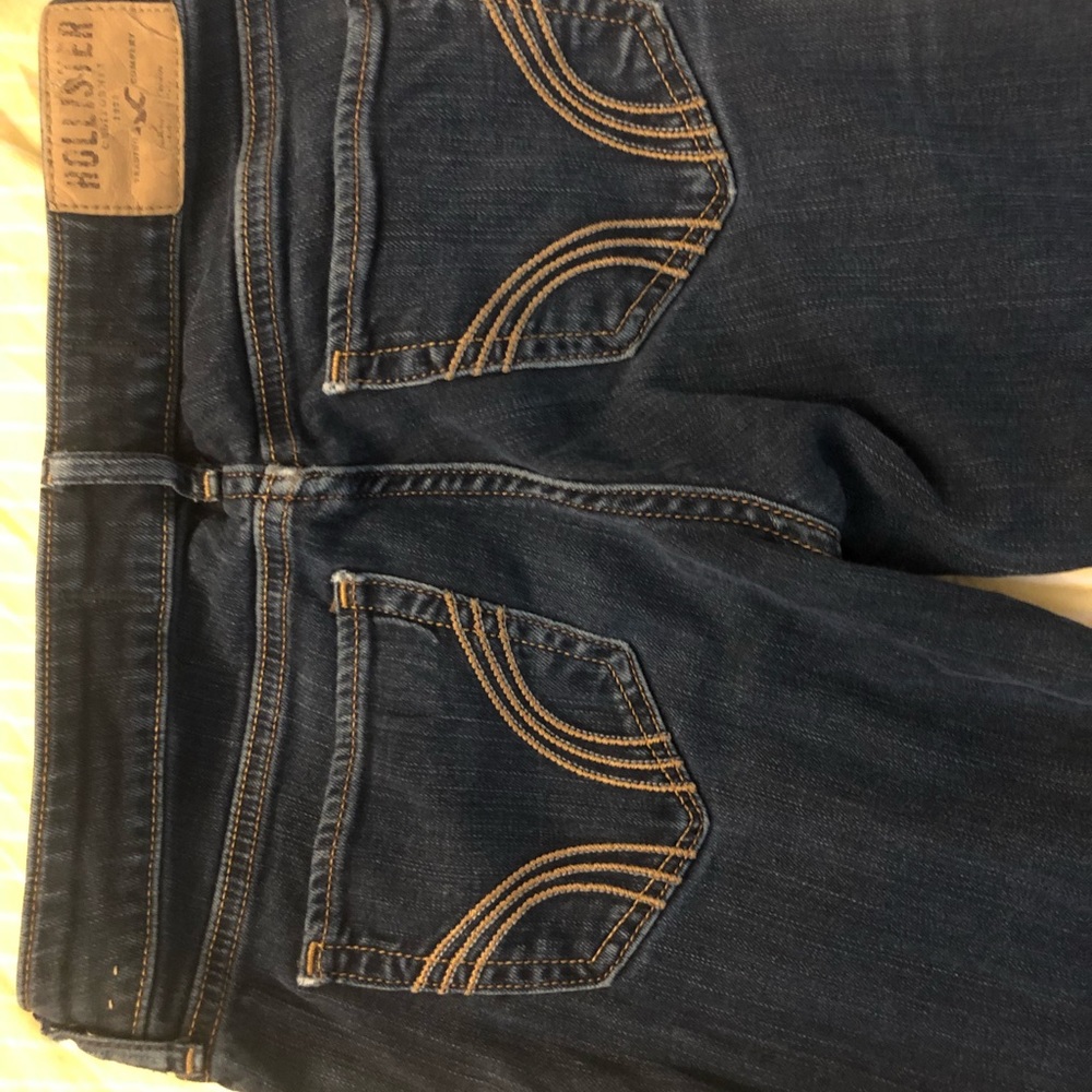 Hollister Women’s Super Skinny Blue Jeans Size 3R 26x31 Dark Wash